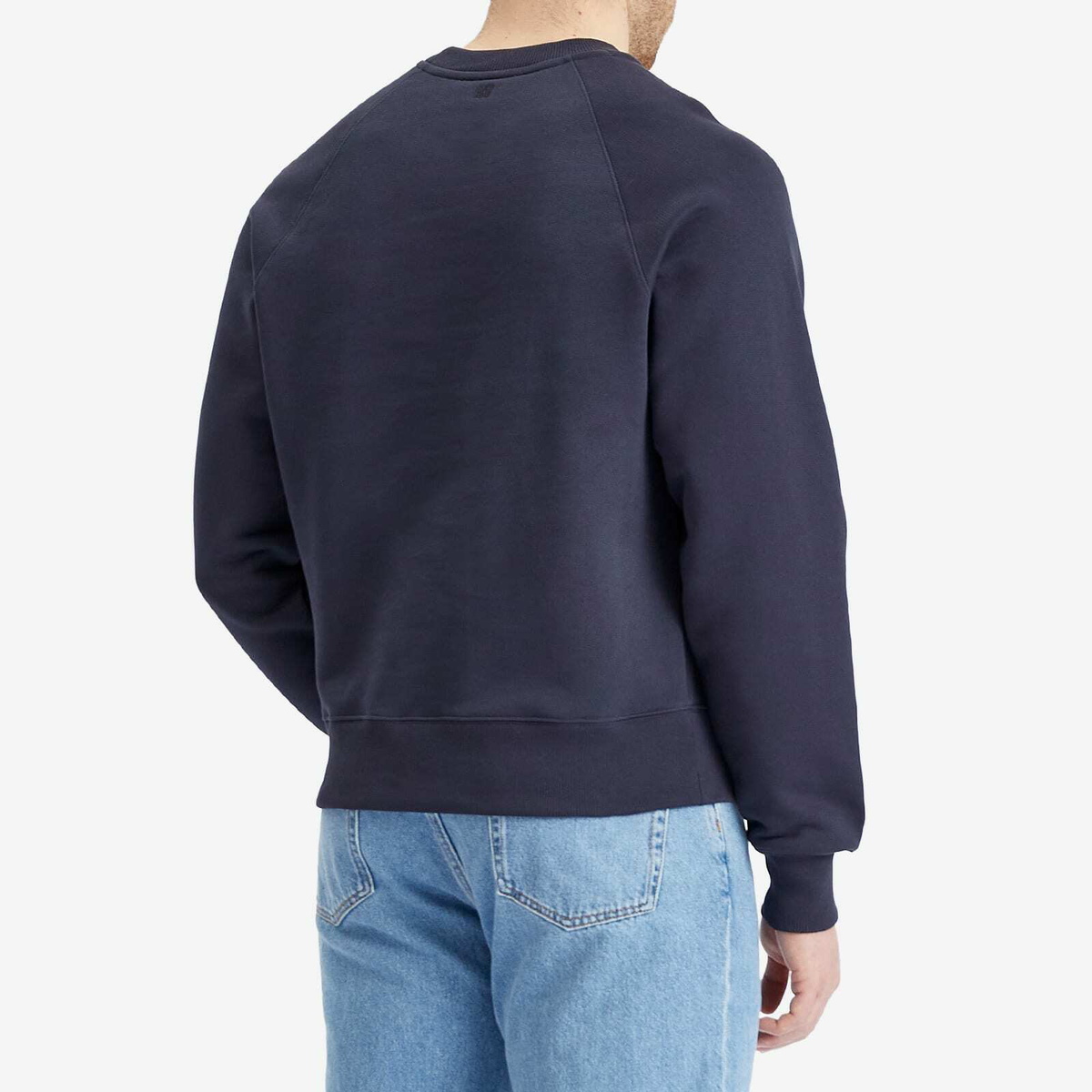 スウェット・トレーナー Ami Paris Navy Blue Sweatshirt With Logo NIGHT BLUE Off-White Ami de Coeur Sweatshirt | AMI PARIS