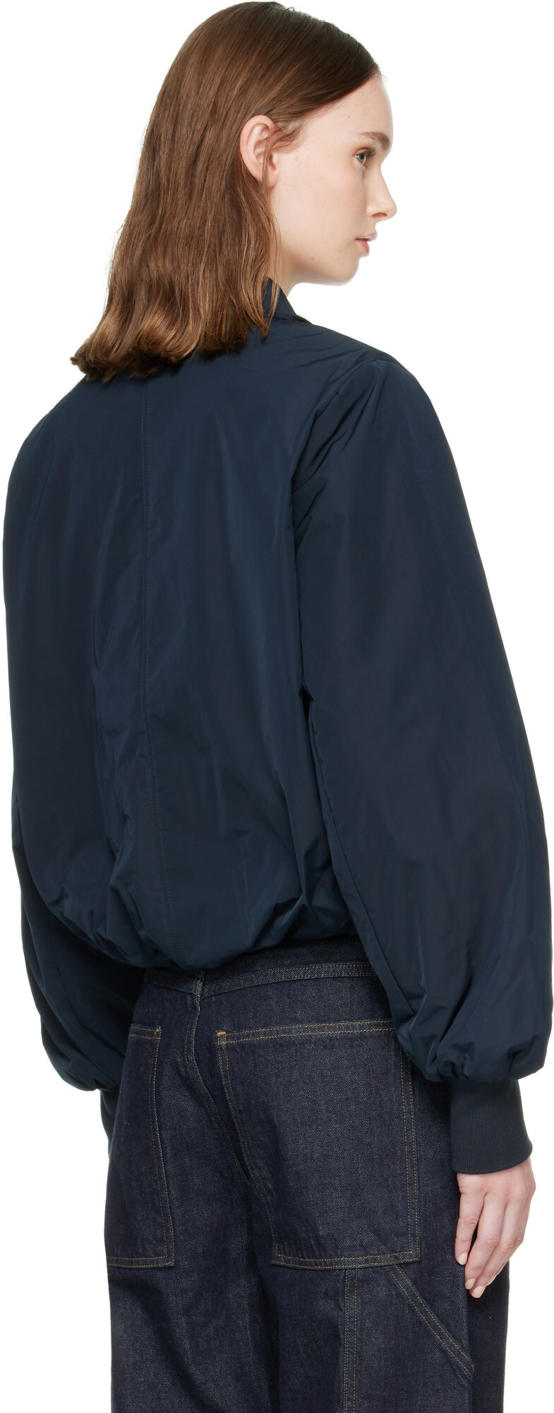 A.P.C. Navy Salome Blouson Jacket