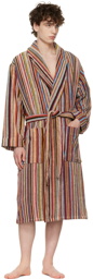 Paul Smith Multicolor Signature Stripe Robe