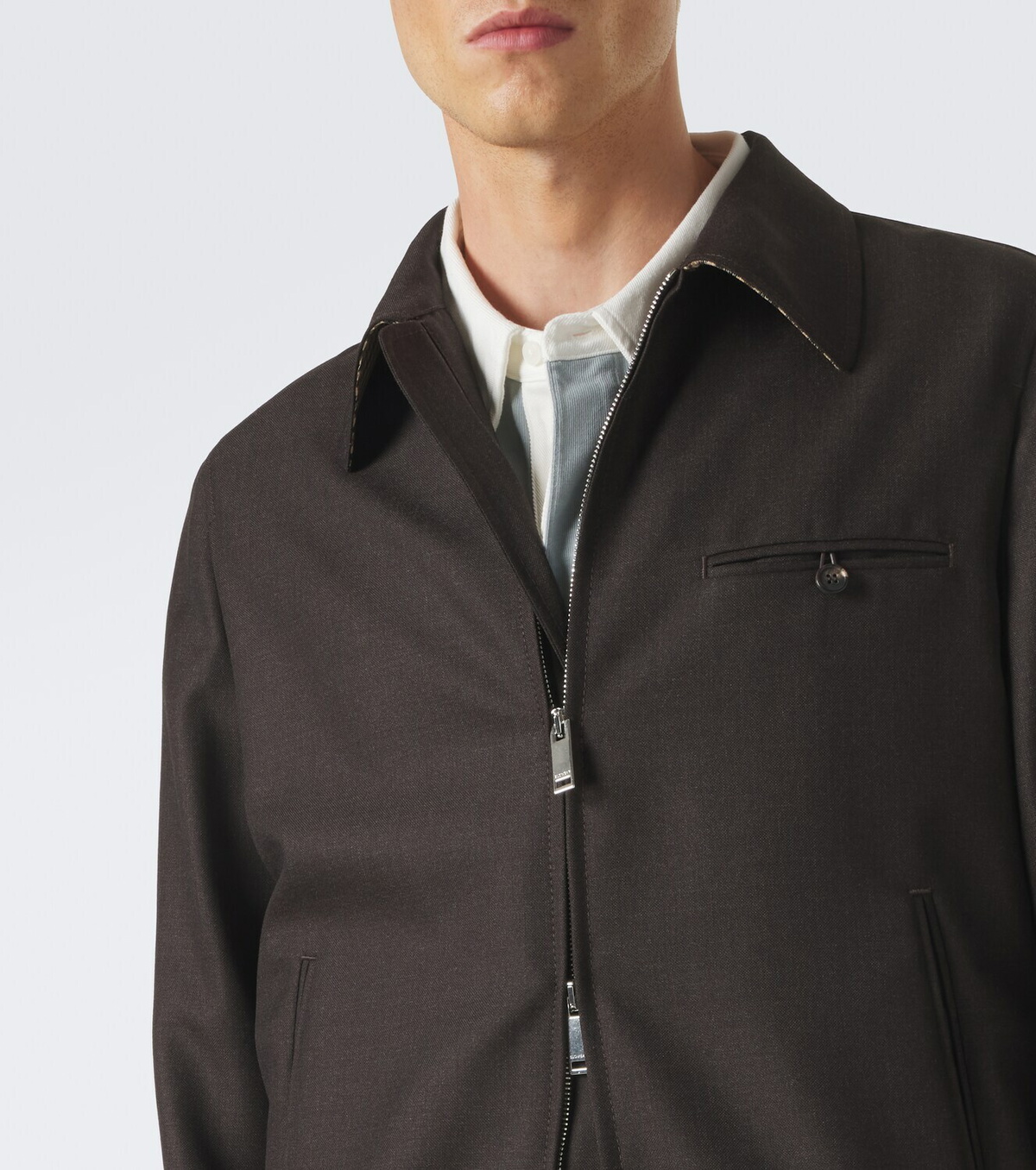 Slowear Virgin wool blouson jacket