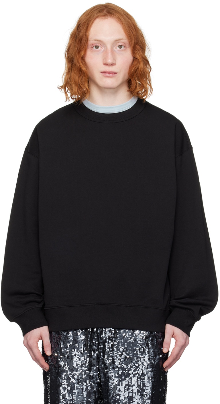 Photo: Dries Van Noten Black Oversized Sweatshirt