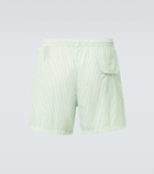 Thom Sweeney Striped swim trunks