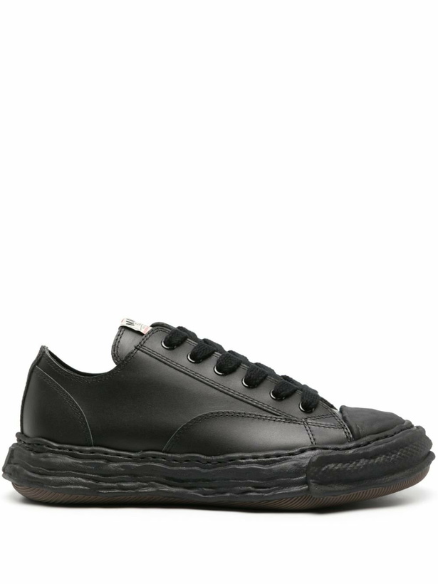 Photo: Maison MIHARA YASUHIRO Black Peterson 23 Original Sole Leather Sneakers