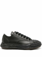 Maison MIHARA YASUHIRO Black Peterson 23 Original Sole Leather Sneakers