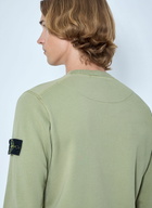 Stone Island Crewneck Sweatshirt with Arm Patch
