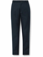 Loro Piana - Slim-Fit Cotton and Wool-Blend Twill Chinos - Blue