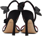 Blumarine Black Sofia 120 Heeled Sandals