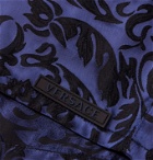 Versace - Short-Length Jacquard Swim Shorts - Blue