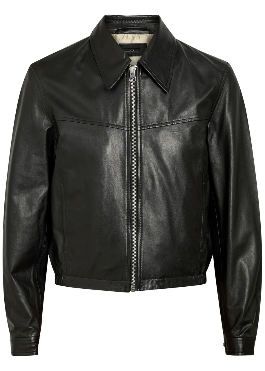 LEMAIRE Black Twisted Sleeve Workwear Jacket Lemaire