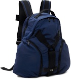 Y-3 Blue Utility Backpack