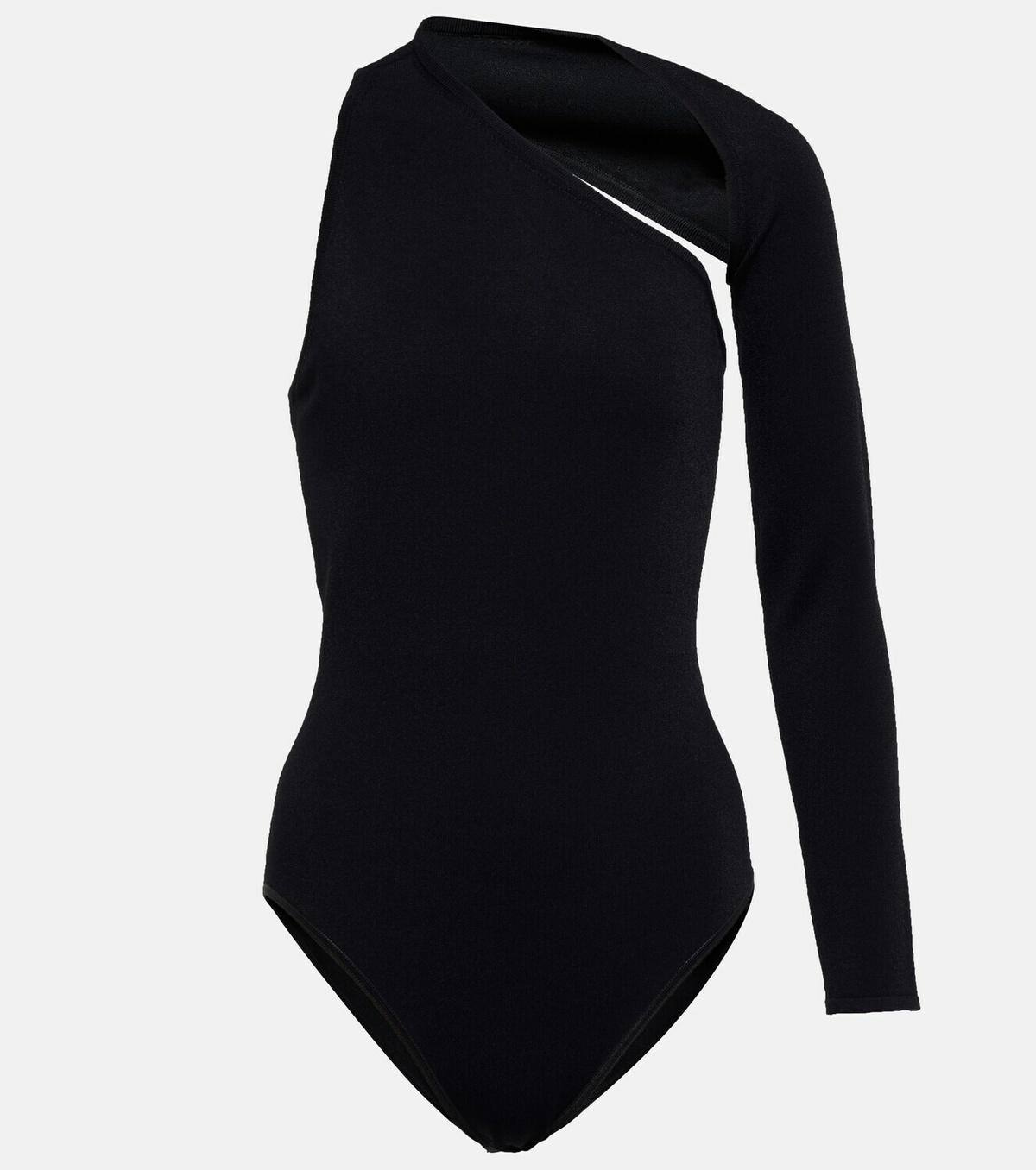セットアップ ALAIA EBENE BLACK WOOL SECOND SKIN BODYSUIT Alaïa Ebene Black wool second skin bodysuit | TheDoubleF