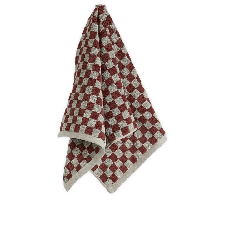 Photo: Baina Josephine Hand Towel in Cement/Rhus 
