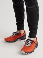 ON - Cloudventure Rubber-Trimmed Mesh Running Sneakers - Orange
