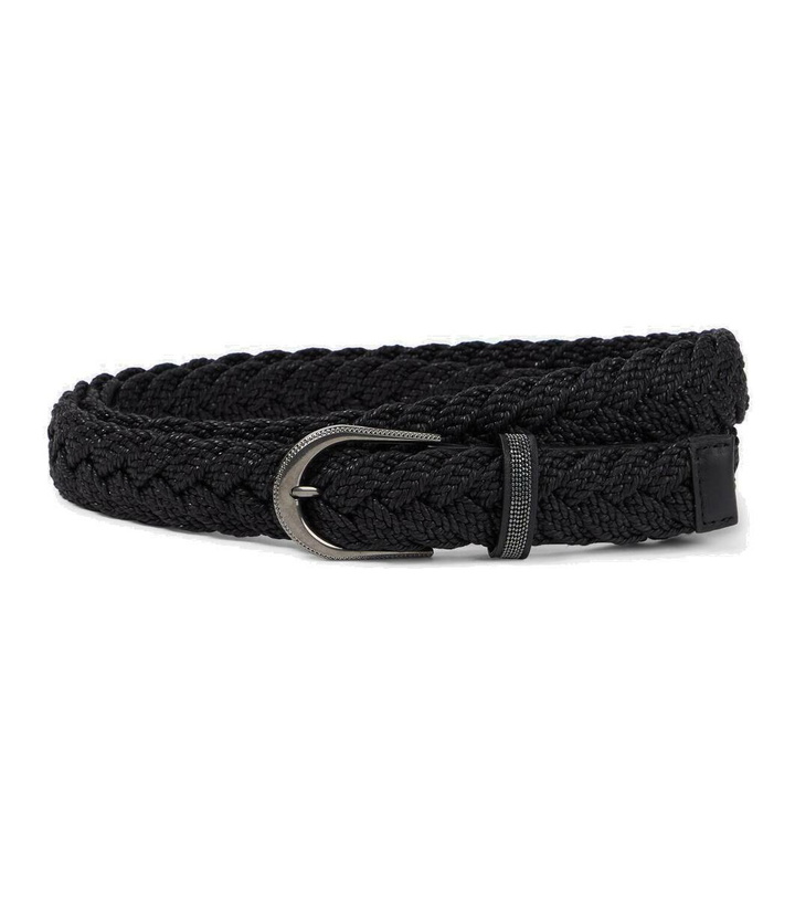 Photo: Brunello Cucinelli Braided belt