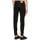 Levis Black 512 Slim Taper Flex Jeans