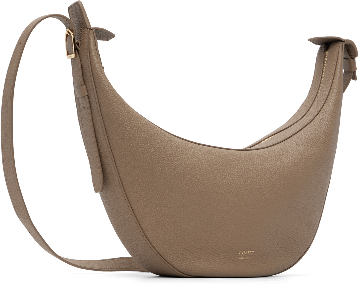 KHAITE Taupe Small Augustina Crossbody Bag