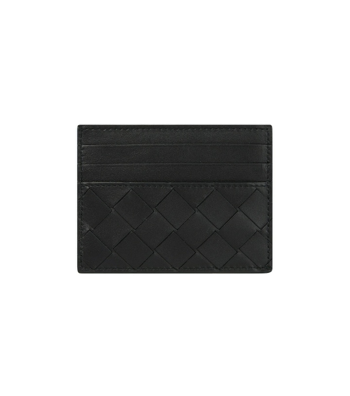 Photo: Bottega Veneta - Intrecciato leather card holder