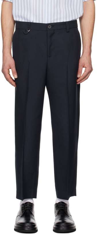 Photo: Jacquemus Navy 'Le pantalon Cabri' Trousers