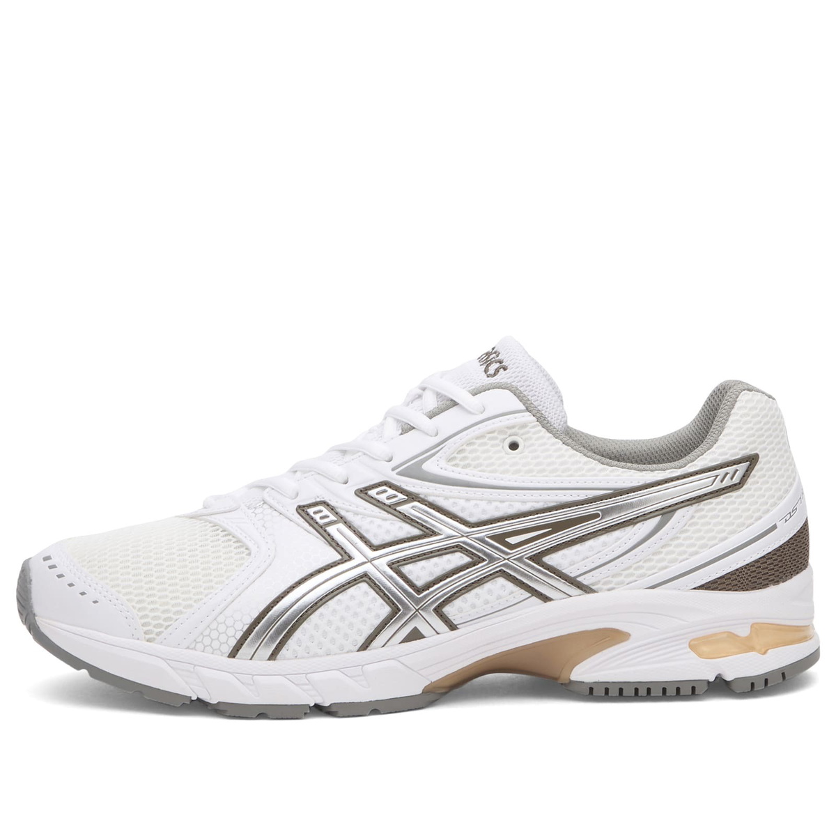 Asics Gel-Ds 14 Sneakers in White/Sepia Brown