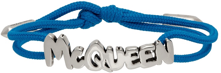 Photo: Alexander McQueen Blue Graffiti Bracelet