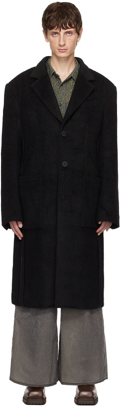 Photo: Eckhaus Latta Black Form Coat