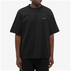 Off-White Men's Moon Arrow T-Shirt in Black/Green