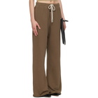Fear of God ESSENTIALS Brown Raw Cut Lounge Fit Sweatpants