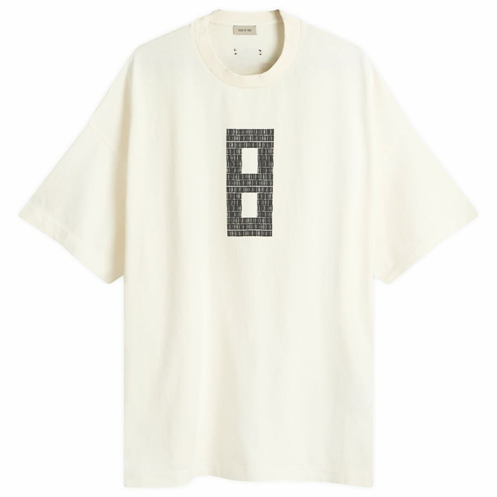 Photo: Fear of God Men's 8 Print Short Sleeved T-Shirt in Cream