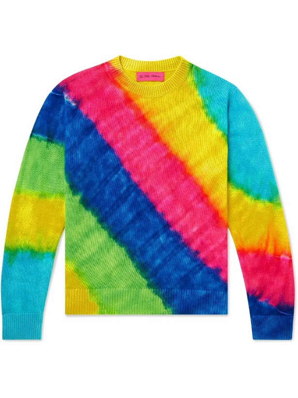 Photo: The Elder Statesman - Rainbow Void Tie-Dyed Cashmere Sweater - Multi
