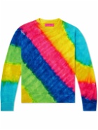 The Elder Statesman - Rainbow Void Tie-Dyed Cashmere Sweater - Multi