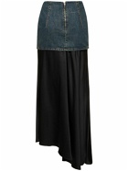 MM6 MAISON MARGIELA - Cotton Denim Long Skirt