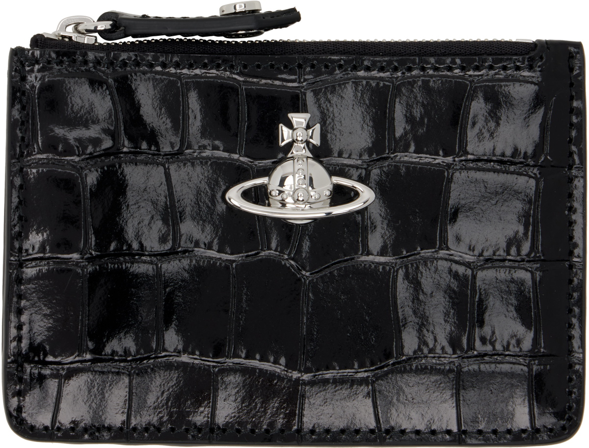 Vivienne Westwood Black Accordion Card Holder Vivienne Westwood