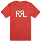 RRL Men's Logo T-Shirt in Red