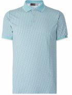 Kjus Golf - Spot Printed Golf Polo Shirt - Blue