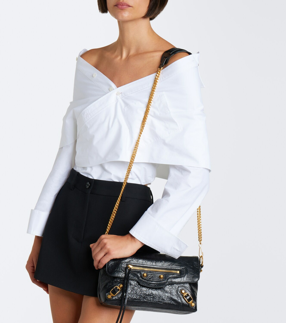 Balenciaga Le City Mini leather crossbody bag
