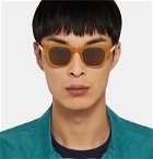 Dick Moby - Barcelona D-Frame Acetate Sunglasses - Yellow