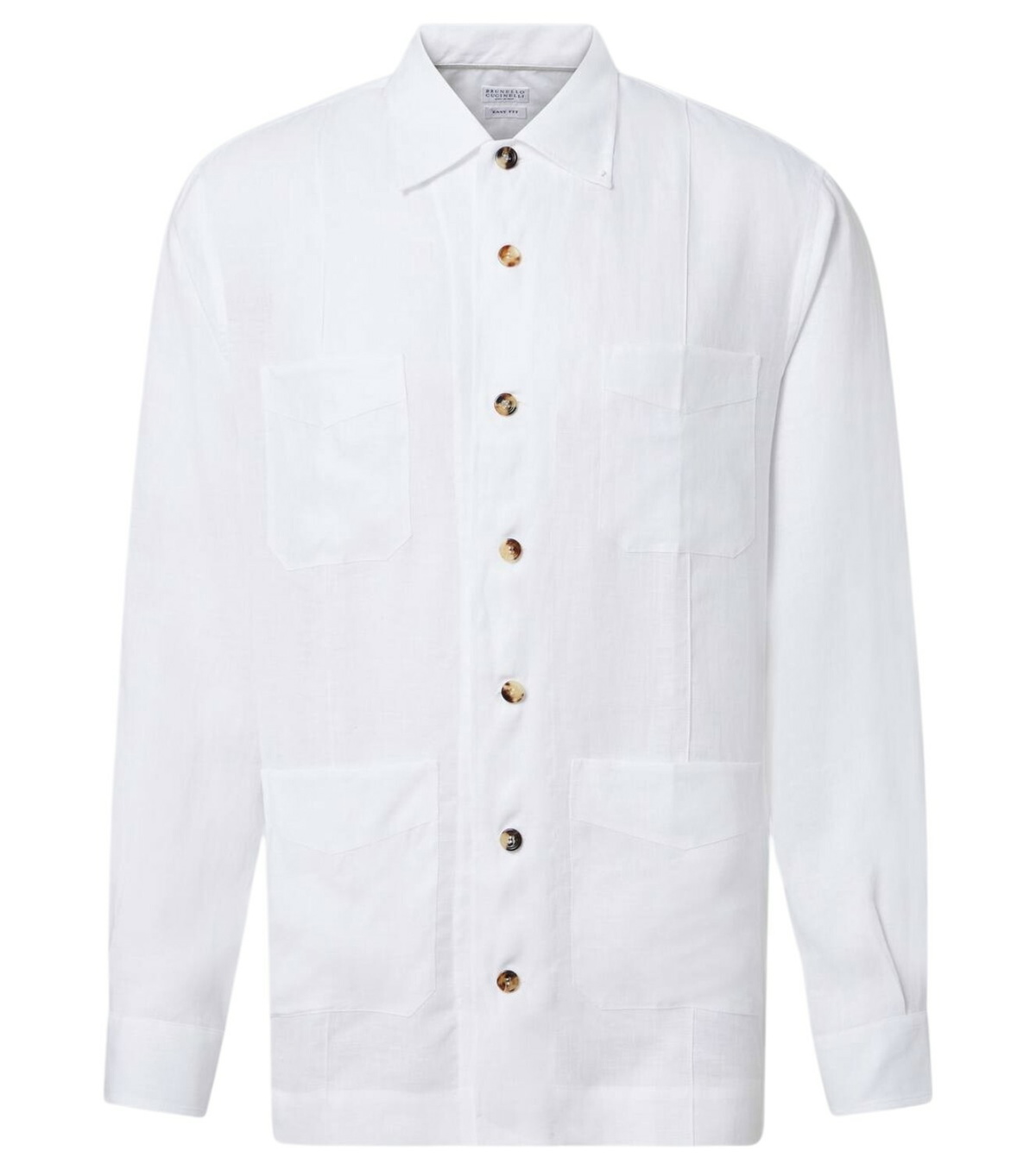 Black Colour - Bcmelina Ss Linen Shirt 41104 - Coffee