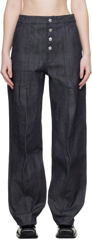 Photo: Cecilie Bahnsen Navy CBcarmela Jeans