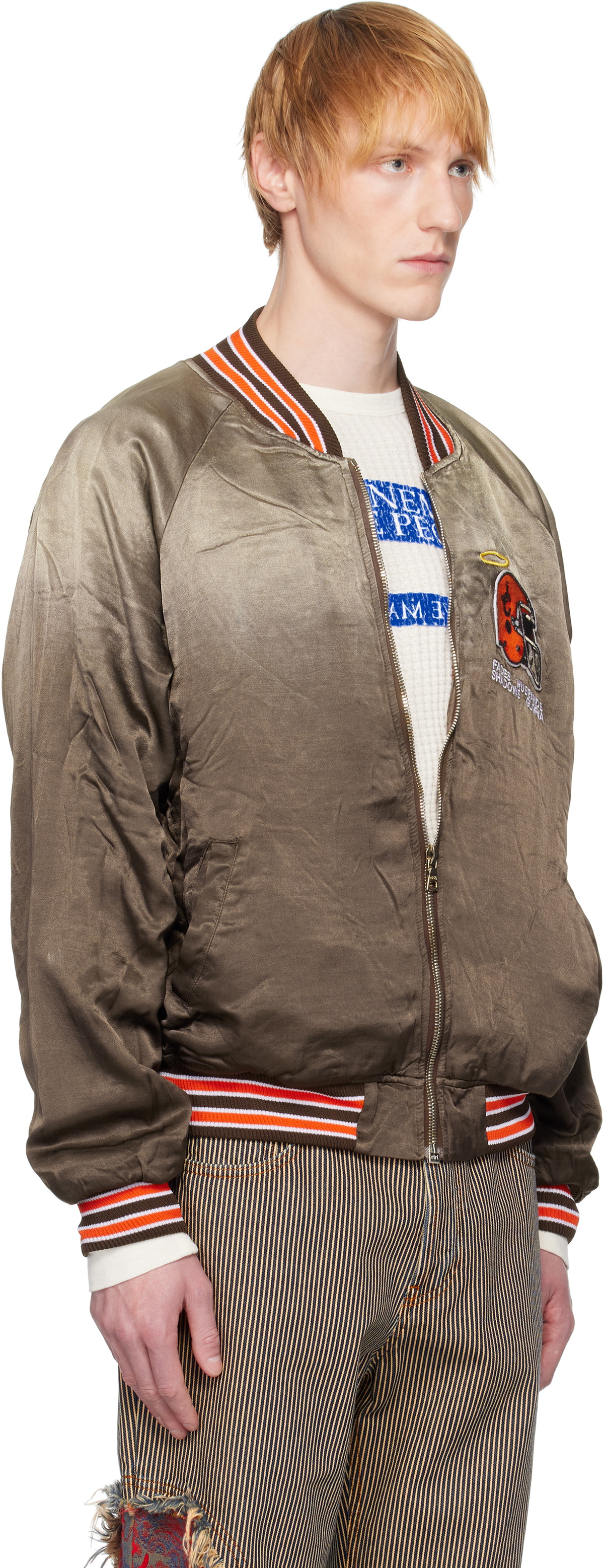 PALY Brown Cassavettes Bomber Jacket