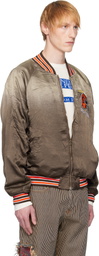 PALY Brown Cassavettes Bomber Jacket