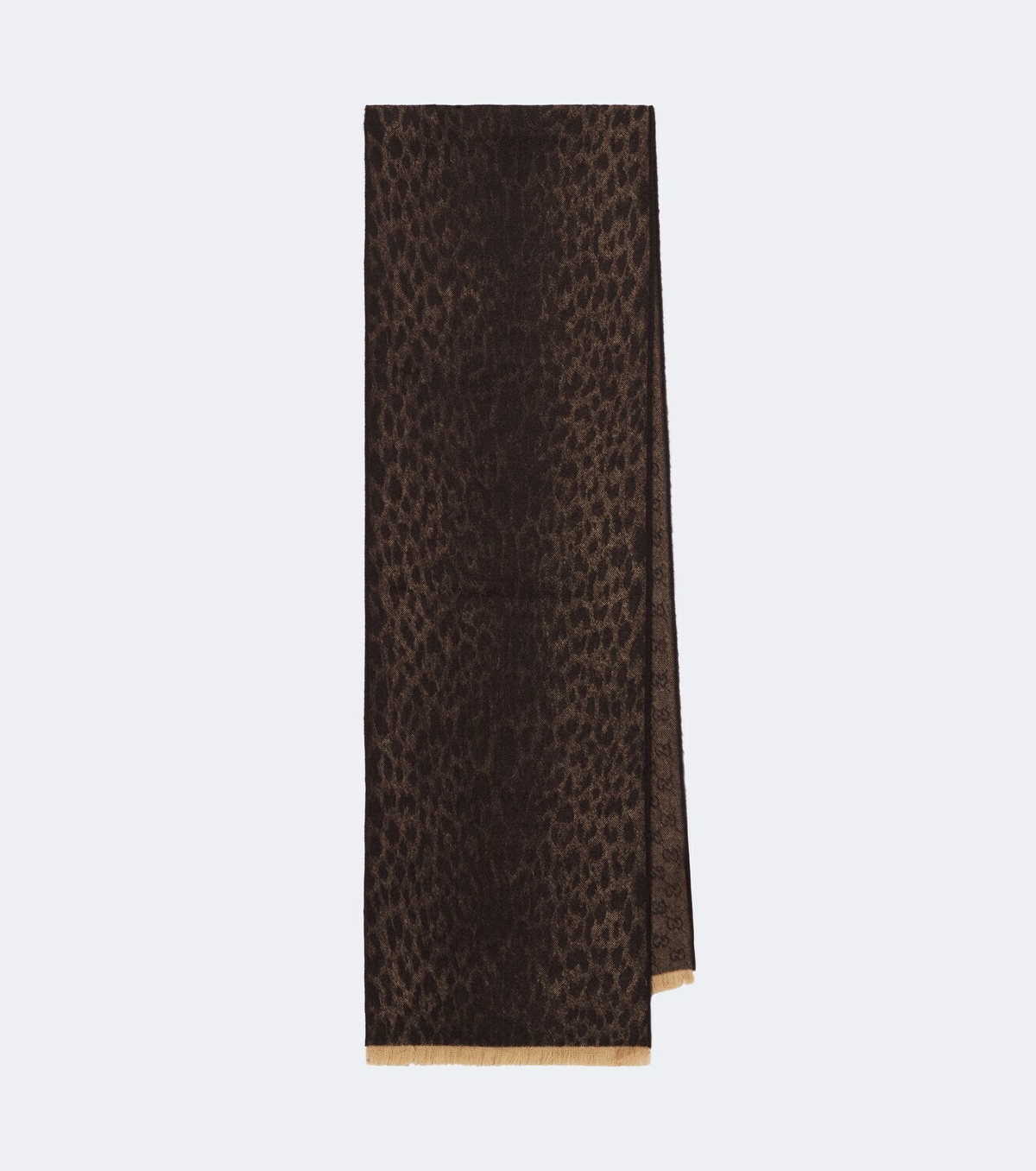Gucci GG jacquard wool scarf