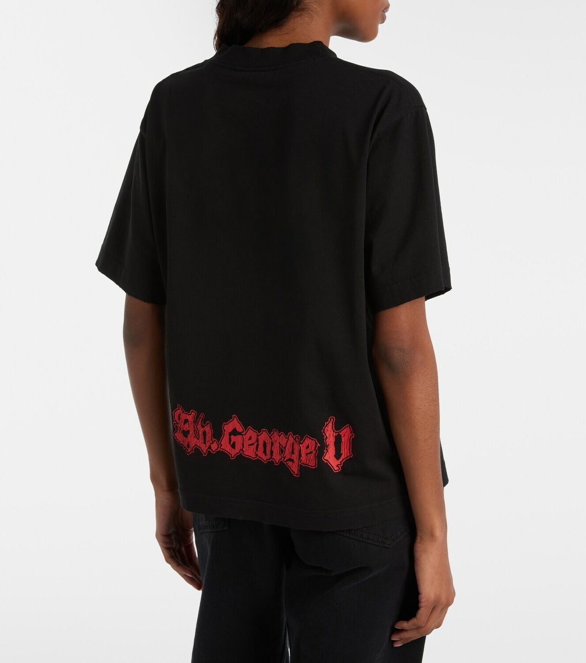 Balenciaga Printed cotton T-shirt