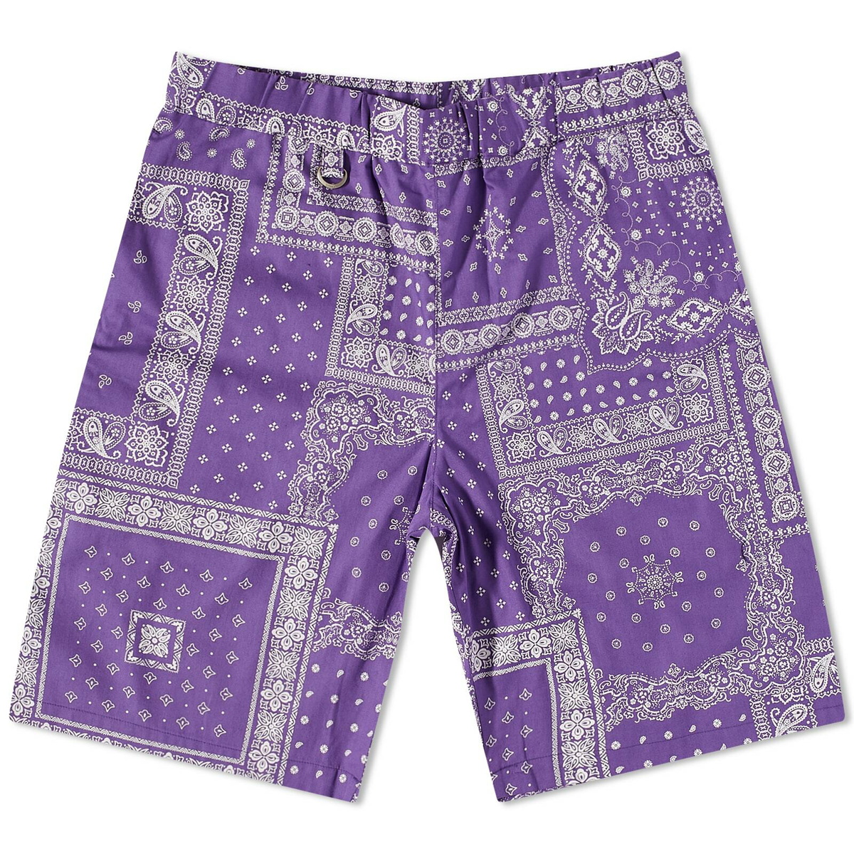 SOPHNET. Men's Bandana Easy Short in Purple SOPHNET.