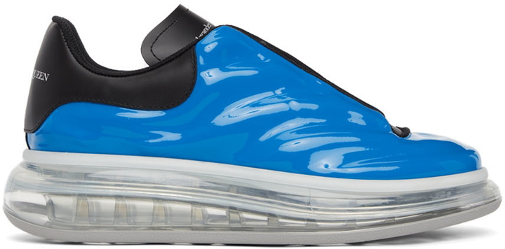 Photo: Alexander McQueen Blue & Black Oversized Sneakers