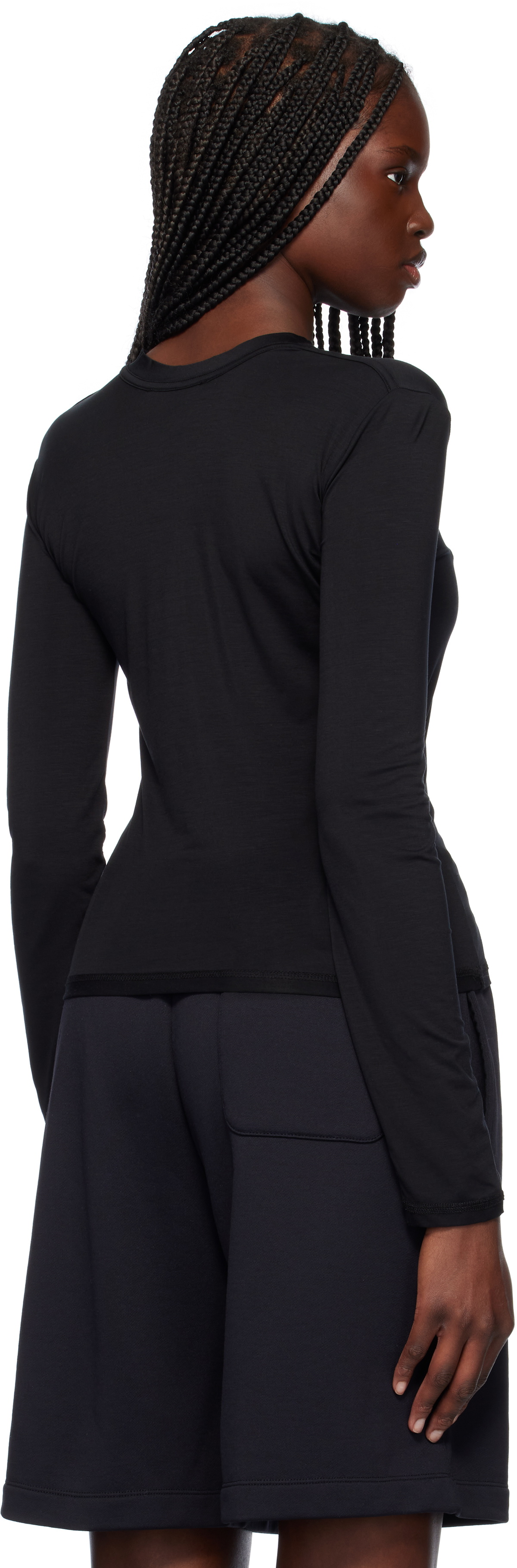CDLP Black Lightweight Long Sleeve T-shirt