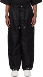 Feng Chen Wang Black Deconstructed Cargo Pants