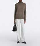 The Row Agnes Small leather top-handle bag