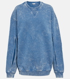 Loewe - Trompe-l'œil cotton fleece sweatshirt