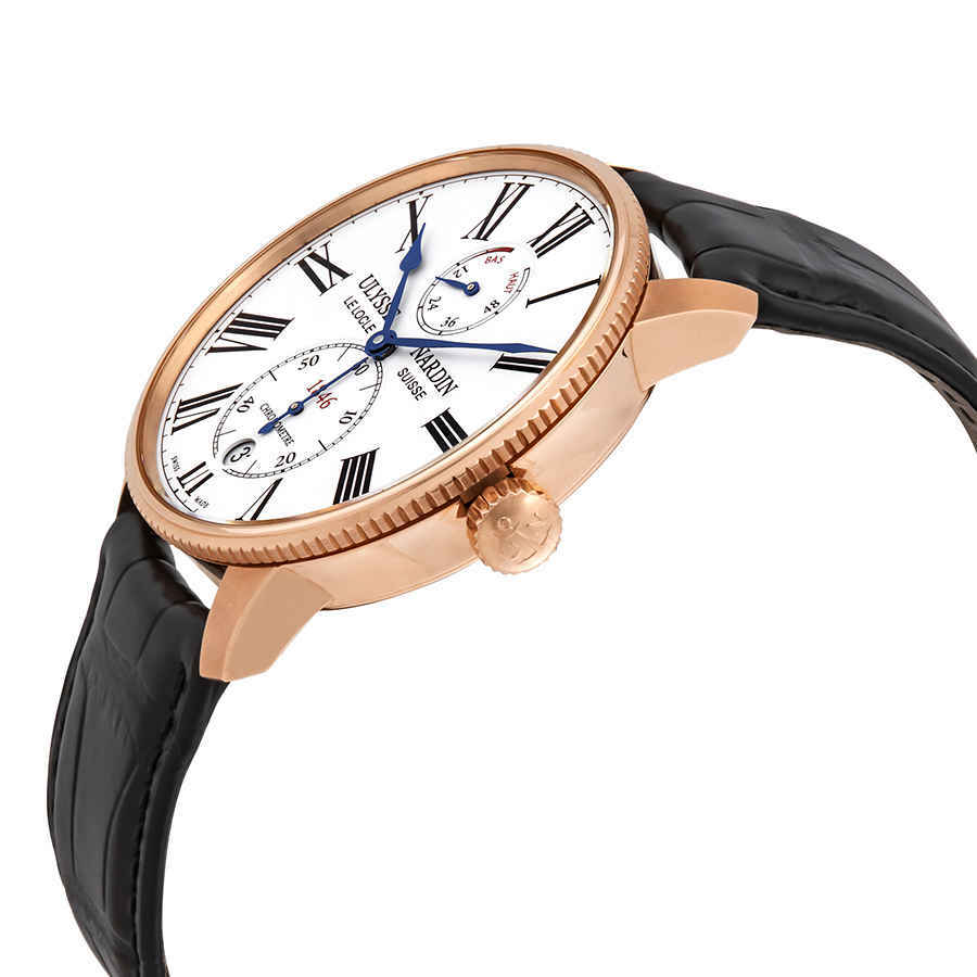 Ulysse Nardin Marine Chronometer Torpilleur Automatic White Dial Mens Watch 1182-310/40