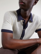 Onia - Crocheted Linen Shirt - Neutrals